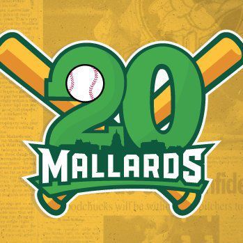 Mallards' 20th season logo